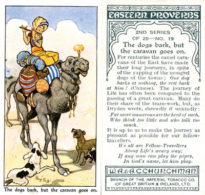 I cani abbaiano, ma la carovana va avanti, 1932 da René Bull